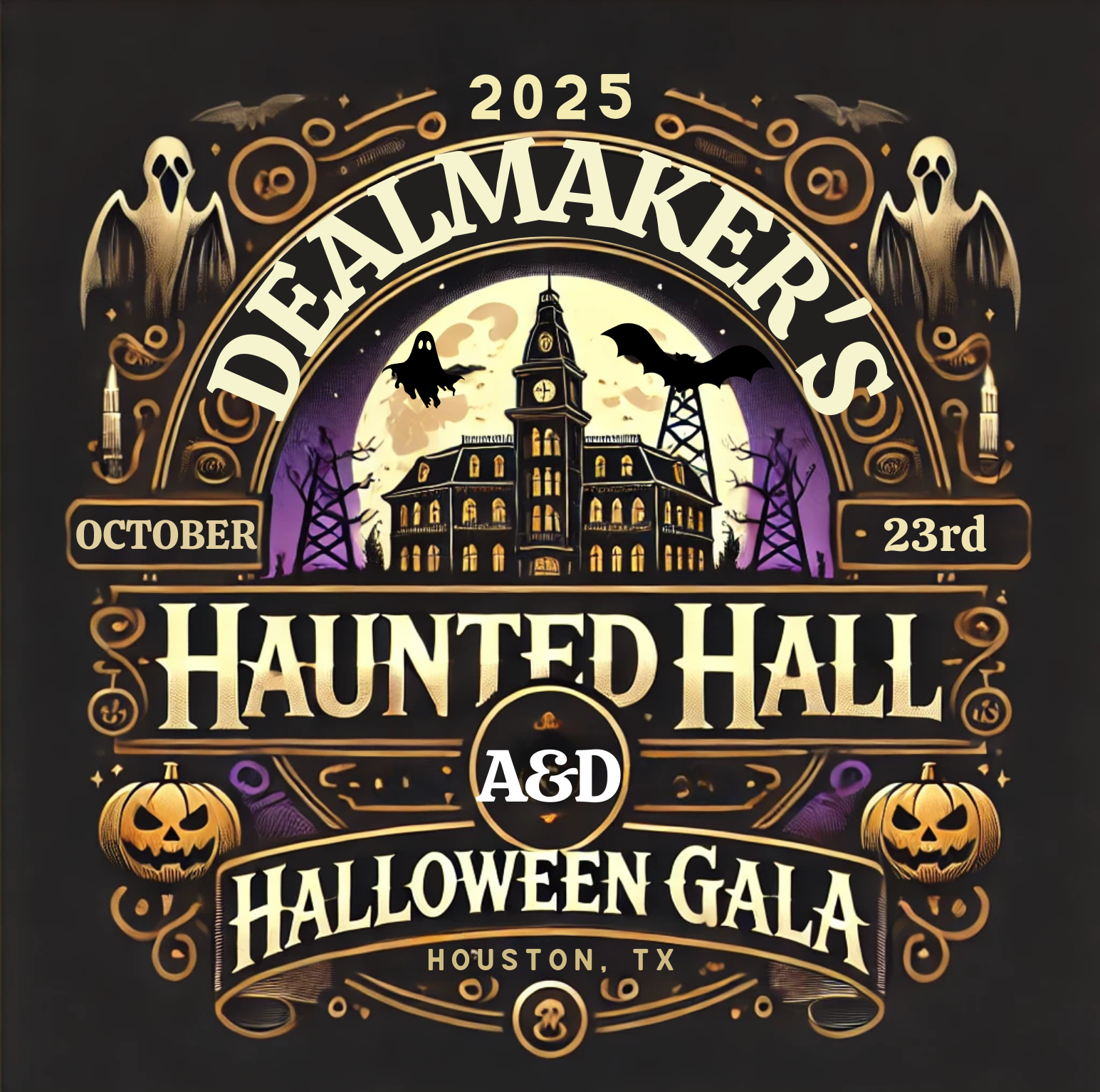 Dealmakers Haunted Hall Logo
